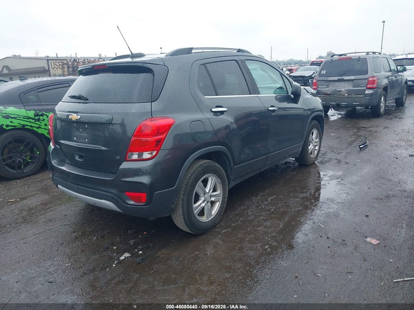 Vin: 3gncjlsb6hl175059, lot: 46579987, chevrolet trax lt 20174