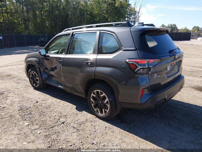 Vin: jf2sldac7sh475599, lot: 46579988, subaru forester 20253