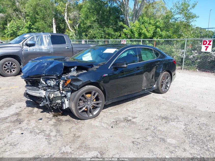Vin: 19uub3f68la002393, lot: 46579991, acura tlx a-spec/a-spec w/red leather 20202