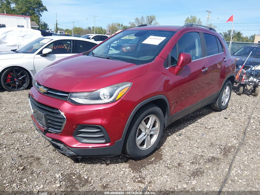 Vin: 3gncjlsb8jl299002, lot: 46580005, chevrolet trax lt 20182
