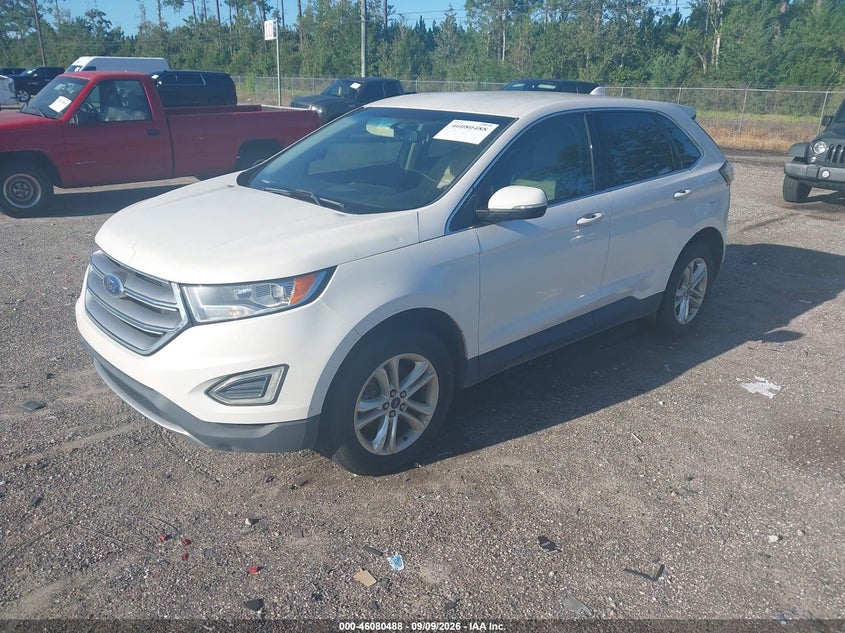 Vin: 2fmtk3j95fbb07750, lot: 46580034, ford edge sel 20152