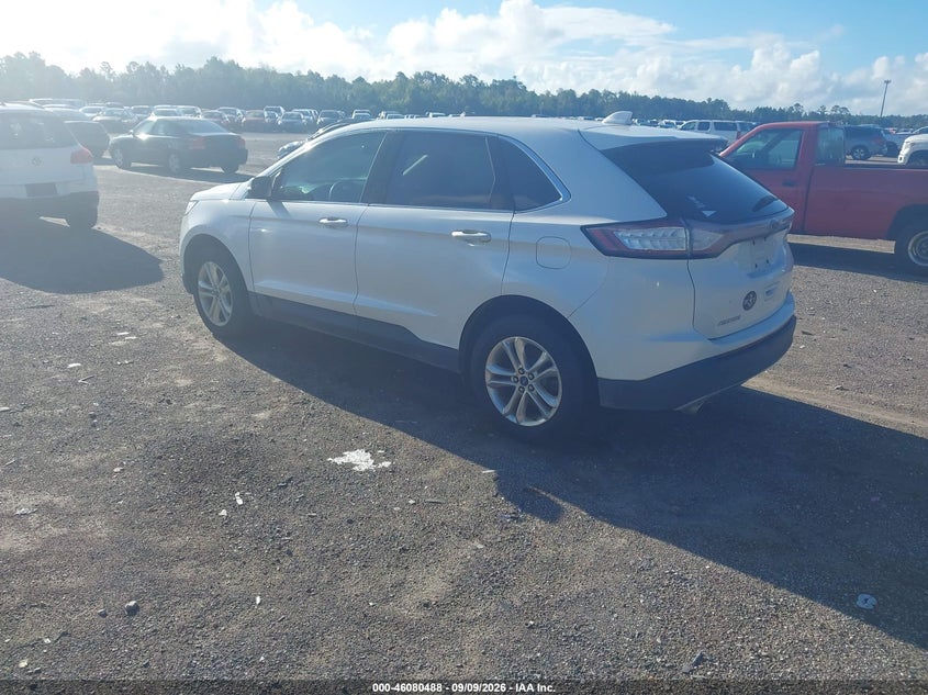 Vin: 2fmtk3j95fbb07750, lot: 46580034, ford edge sel 20153