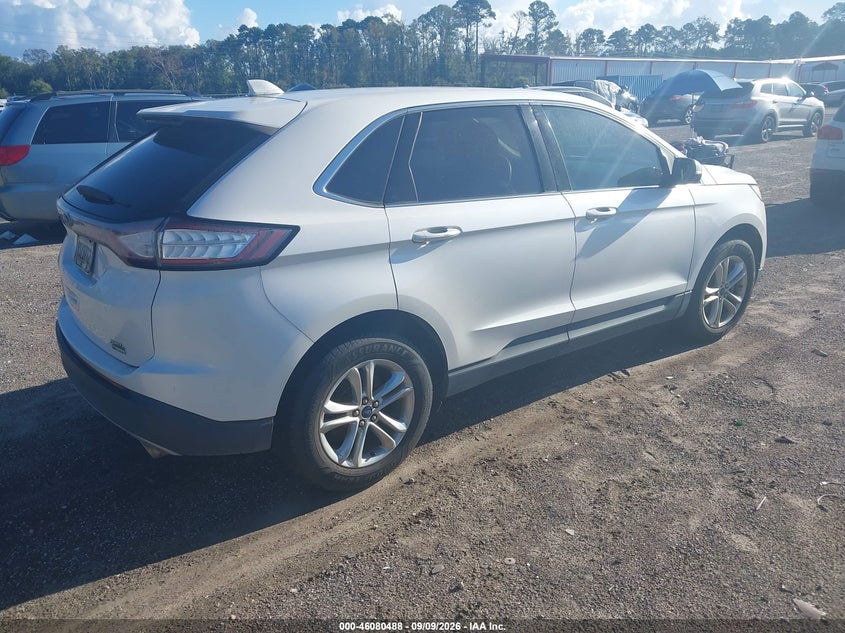 Vin: 2fmtk3j95fbb07750, lot: 46580034, ford edge sel 20154