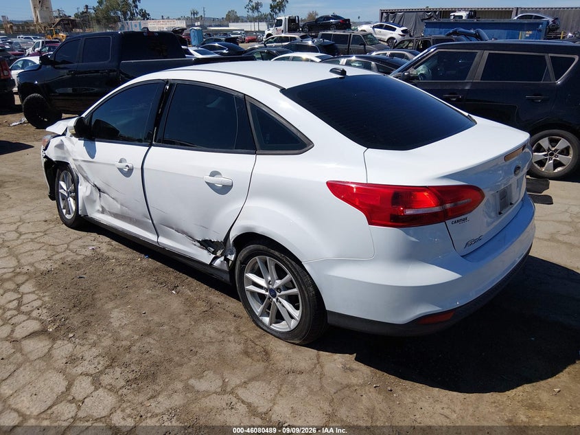 Vin: 1fadp3f20hl304503, lot: 46580036, ford focus se 20173