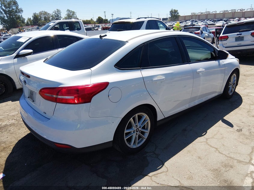 Vin: 1fadp3f20hl304503, lot: 46580036, ford focus se 20174