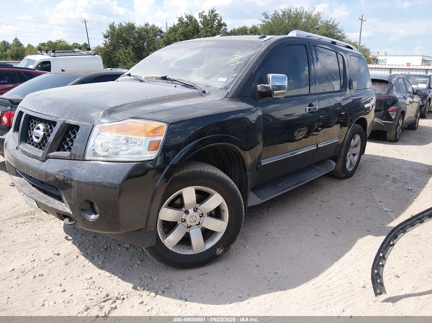 Vin: 5n1ba0nd2bn600442, lot: 46580048, nissan armada sl 20112