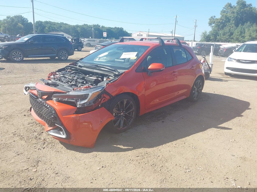Vin: jtnc4mbe6p3197326, lot: 46580094, toyota corolla xse 20232