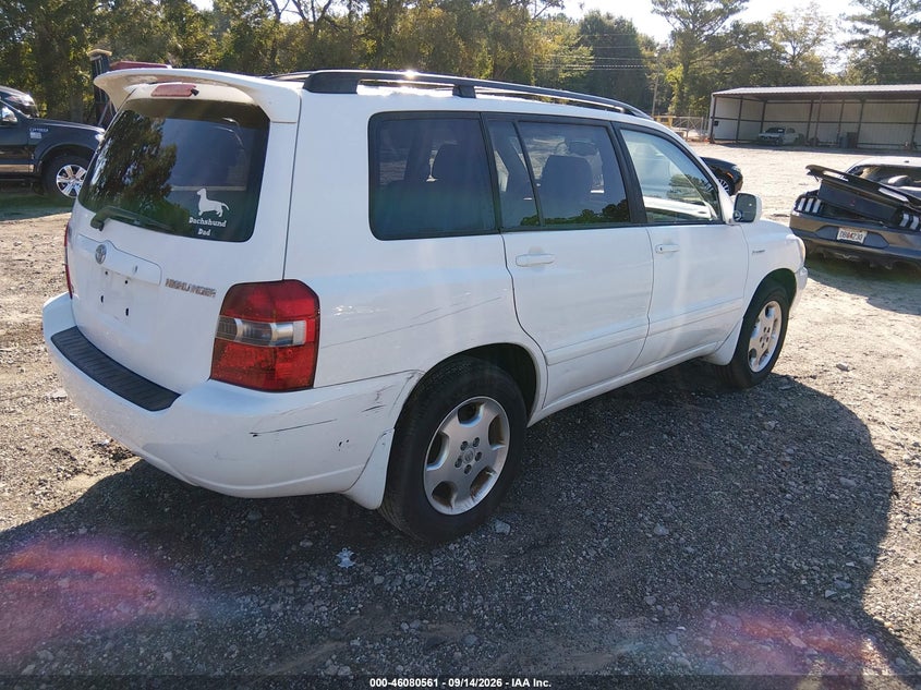 TOYOTA HIGHLANDER 2004 VIN JTEDP21A540041032