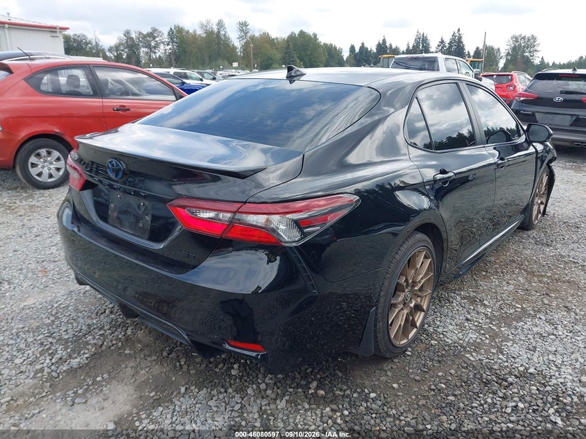 Vin: 4t1t31ak0ru078712, lot: 46580144, toyota camry hybrid se nightshade 20244
