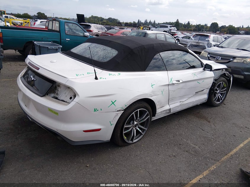 Vin: 1fatp8uh6h5214969, lot: 46580247, ford mustang ecoboost premium 20174