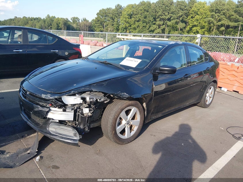 Vin: 1c3cdfbbxfd205513, lot: 46580250, dodge dart sxt 20152