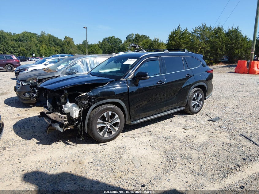 Vin: 5tdgzrah1ms521700, lot: 46580252, toyota highlander xle 20212