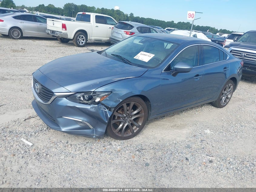 Vin: jm1gj1w52g1436261, lot: 46580261, mazda mazda6 i grand touring 20162