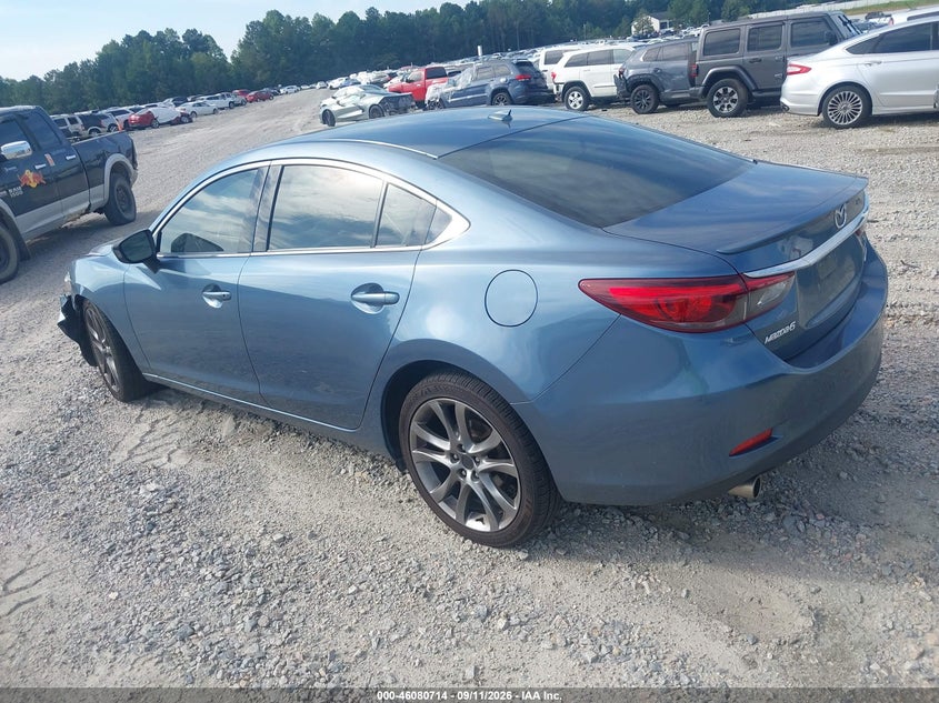 Vin: jm1gj1w52g1436261, lot: 46580261, mazda mazda6 i grand touring 20163