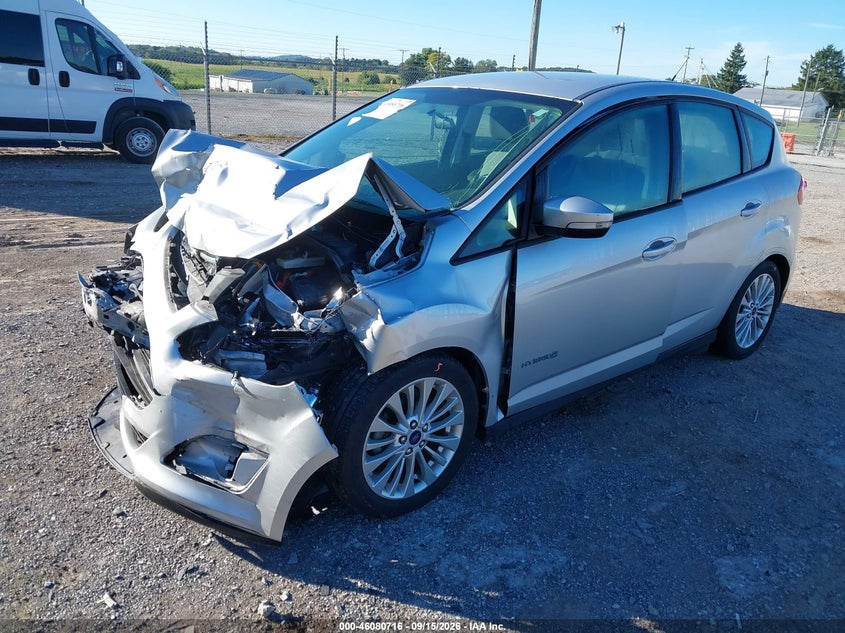 Vin: 1fadp5au8hl100648, lot: 46580263, ford c-max hybrid se 20172