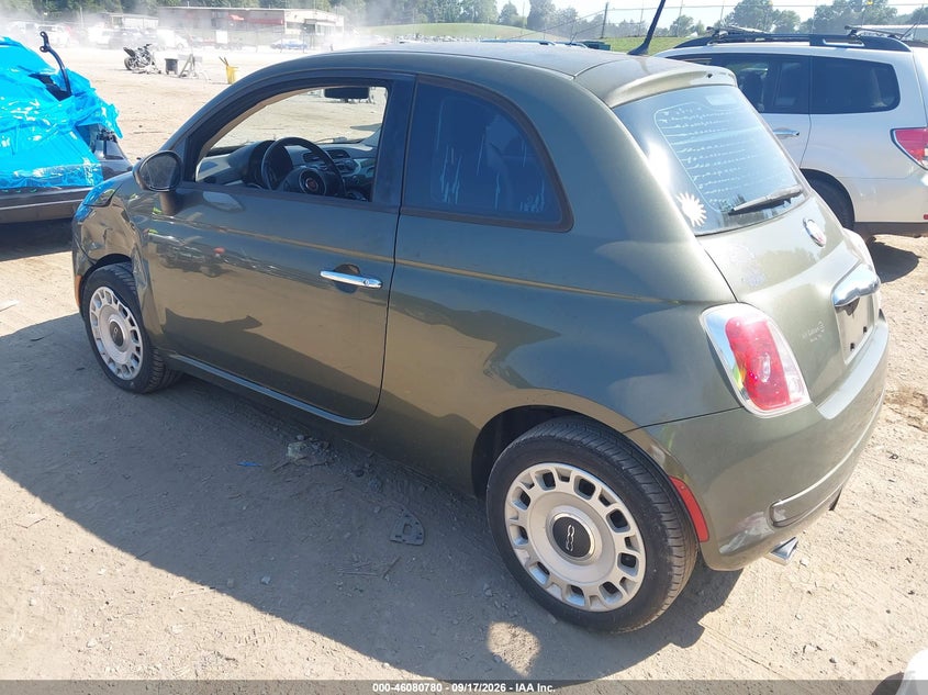 Vin: 3c3cffar0dt753004, lot: 46580327, fiat 500 pop 20133