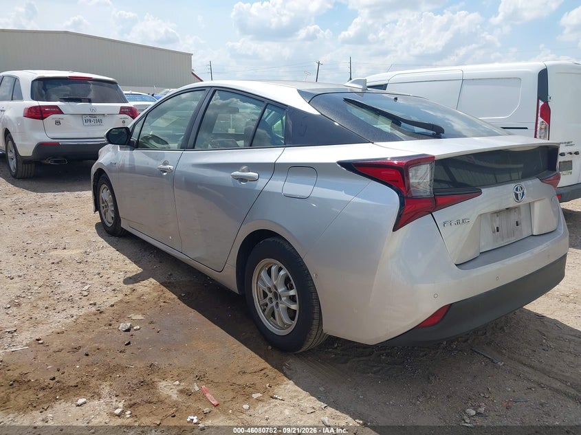 Vin: jtdkamfu7m3150280, lot: 46580329, toyota prius le 20213