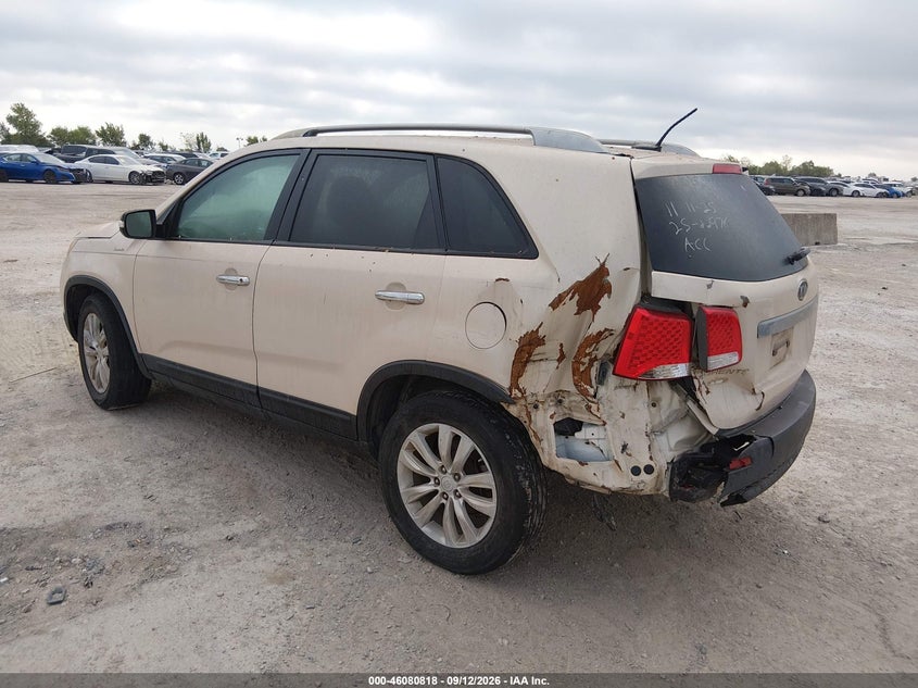 Vin: 5xykt4a20bg084194, lot: 46580365, kia sorento lx v6 20113