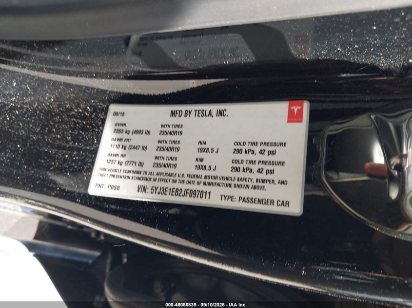 TESLA MODEL 3 - zdjęcie 9