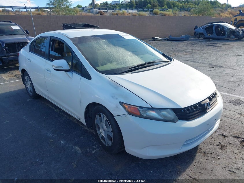 2012 HONDA CIVIC HYBRID auction photo 1