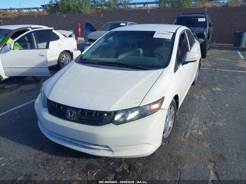 2012 HONDA CIVIC HYBRID auction photo 2