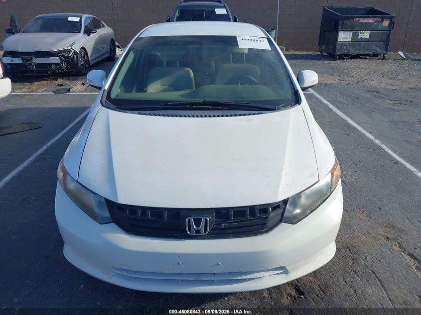 2012 HONDA CIVIC HYBRID auction photo 6