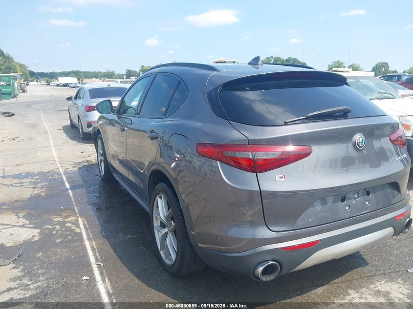 Vin: zasfaknn5j7b81345, lot: 46580405, alfa romeo stelvio ti sport awd 20183