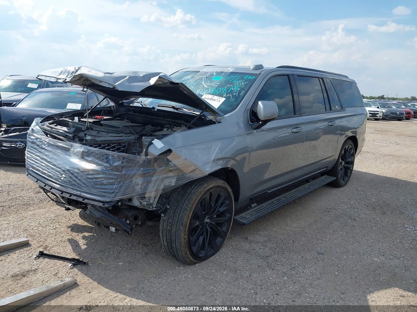 Vin: 1gys9rrl4sr299288, lot: 46580420, cadillac escalade esv sport platinum 20252
