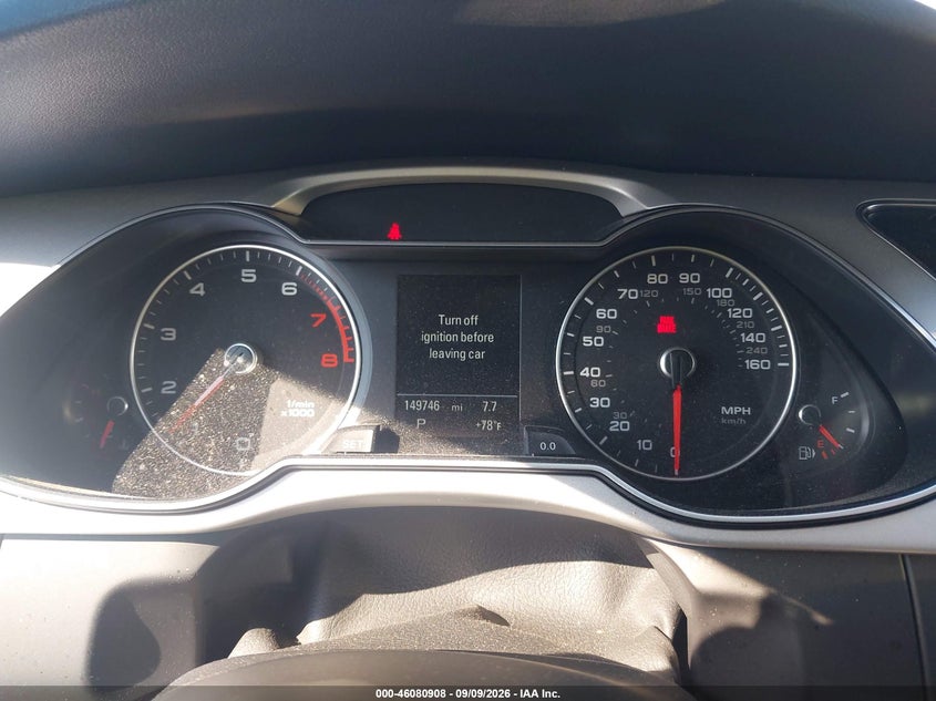 2015 AUDI A4 auction photo 7