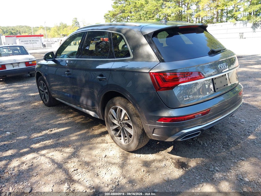 Vin: wa1eaafy9p2046053, lot: 46580466, audi q5 premium plus 45 tfsi s line quattro 20233