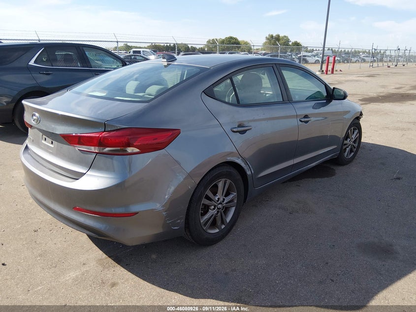 Vin: 5npd84lf1jh286253, lot: 46580473, hyundai elantra sel 20184