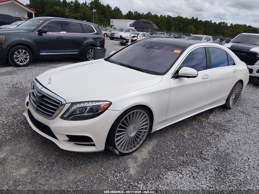 Vin: wddug8cbxea015556, lot: 46580523, mercedes-benz s 550 20142
