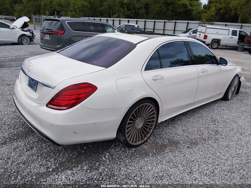Vin: wddug8cbxea015556, lot: 46580523, mercedes-benz s 550 20144