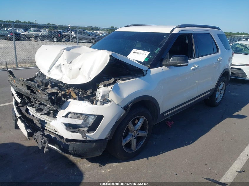 Vin: 1fm5k8d83hgd73773, lot: 46580536, ford explorer xlt 20172