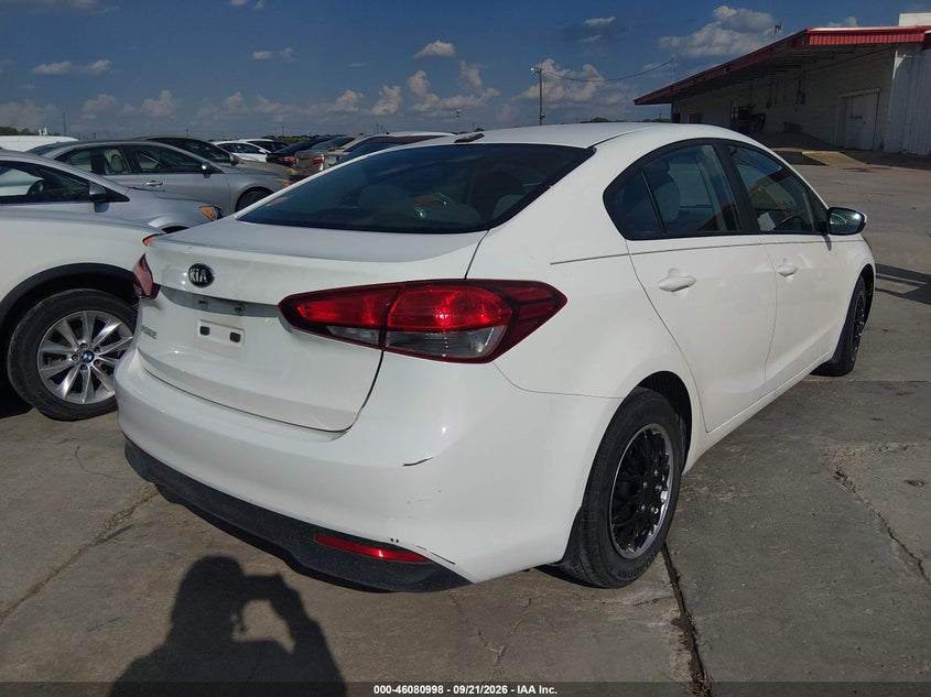 Vin: 3kpfk4a73he138755, lot: 46580545, kia forte lx 20174