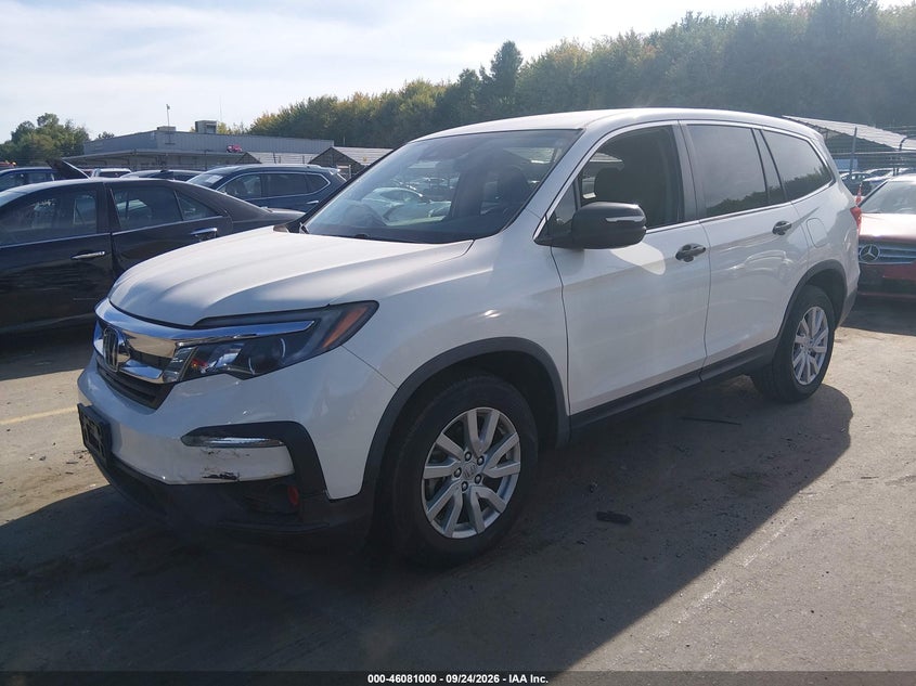 Vin: 5fnyf6h12kb017579, lot: 46580547, honda pilot lx 20192