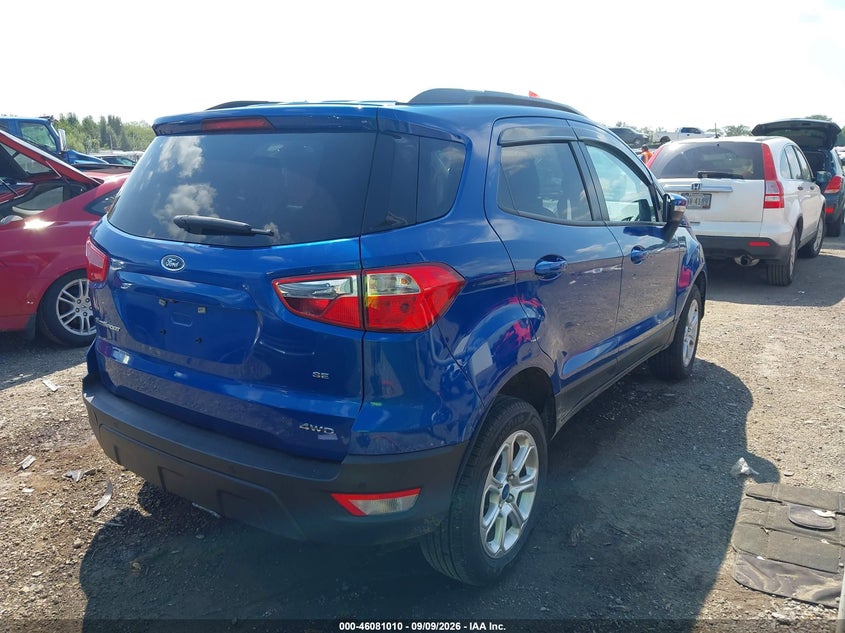 Vin: maj6p1ul2jc248014, lot: 46580557, ford ecosport se 20184