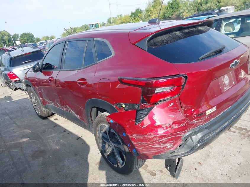 Vin: kl77lge29rc036223, lot: 46580563, chevrolet trax fwd 1rs 20243