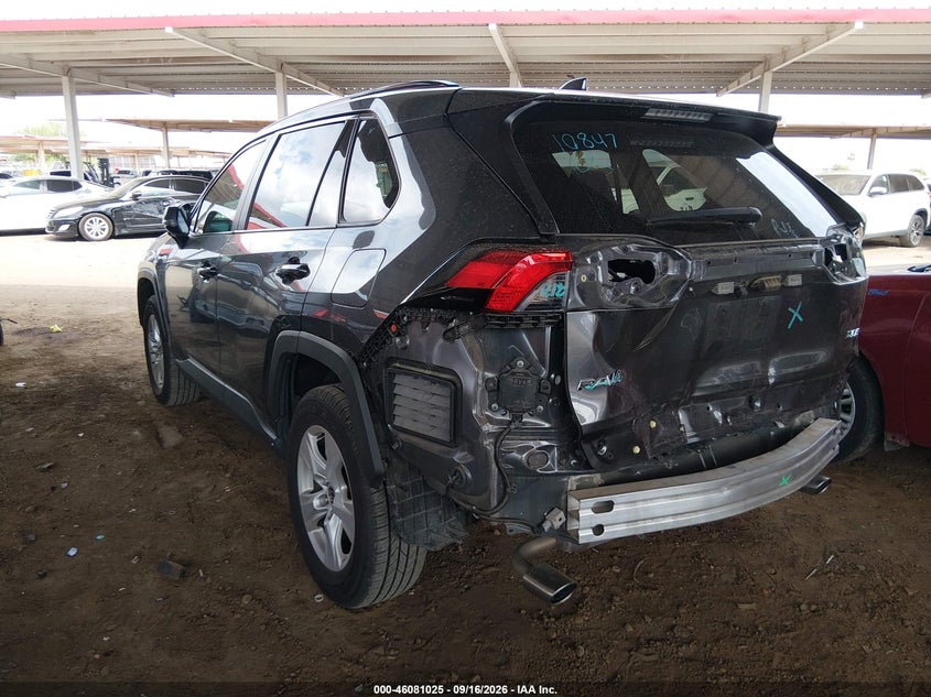 Vin: 2t3w1rfv8mc147202, lot: 46580572, toyota rav4 xle 20213