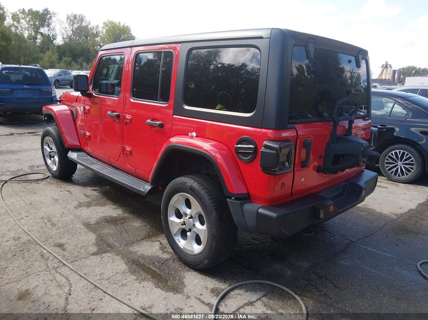 Vin: 1c4hjxen8lw214328, lot: 46580574, jeep wrangler unlimited sahara 4x4 20203