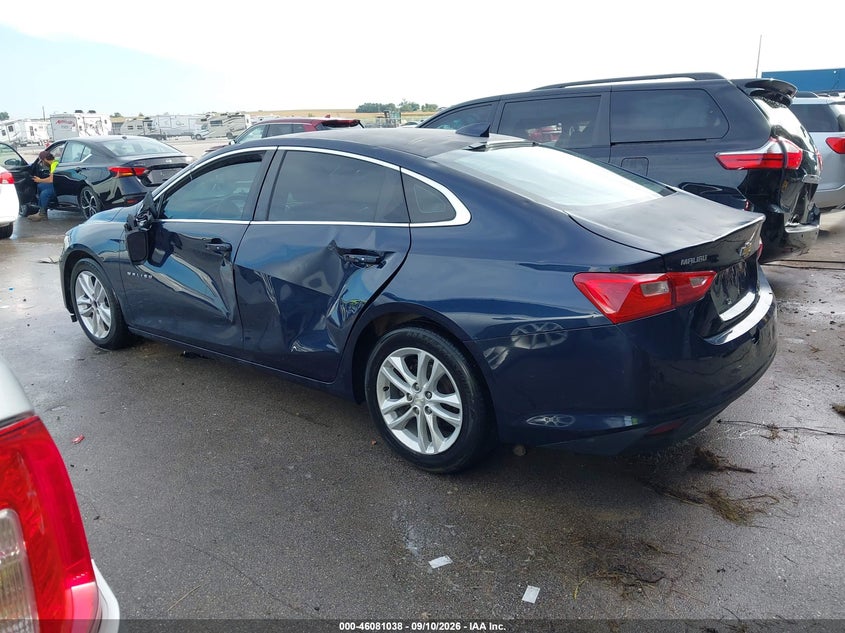 Vin: 1g1ze5st4hf125811, lot: 46580585, chevrolet malibu 1lt 20173