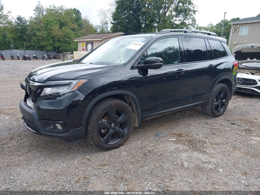 Vin: 5fnyf8h07mb003487, lot: 46580587, honda passport awd elite 20212