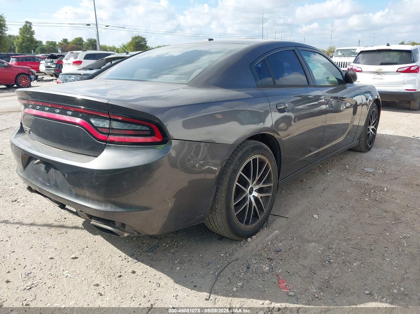 Vin: 2c3cdxbg7fh726516, lot: 46580624, dodge charger se 20154