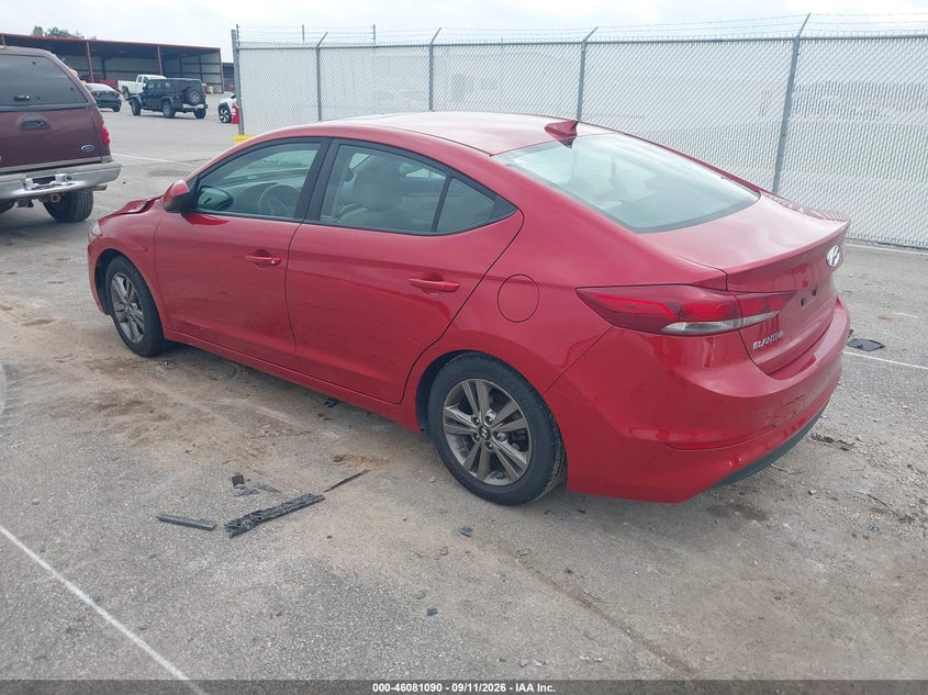 Vin: 5npd84lf9jh277204, lot: 46580637, hyundai elantra value edition 20183