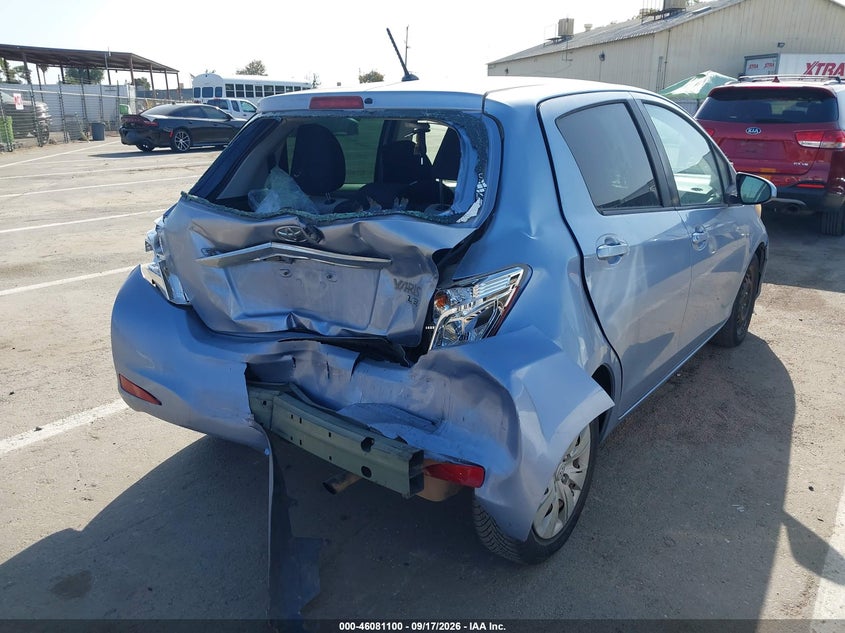 Vin: jtdktud34dd552708, lot: 46580647, toyota yaris le 20134