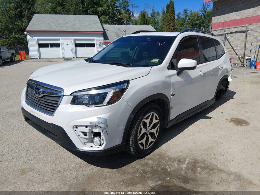 Vin: jf2skajc9mh478976, lot: 46580660, subaru forester premium 20212