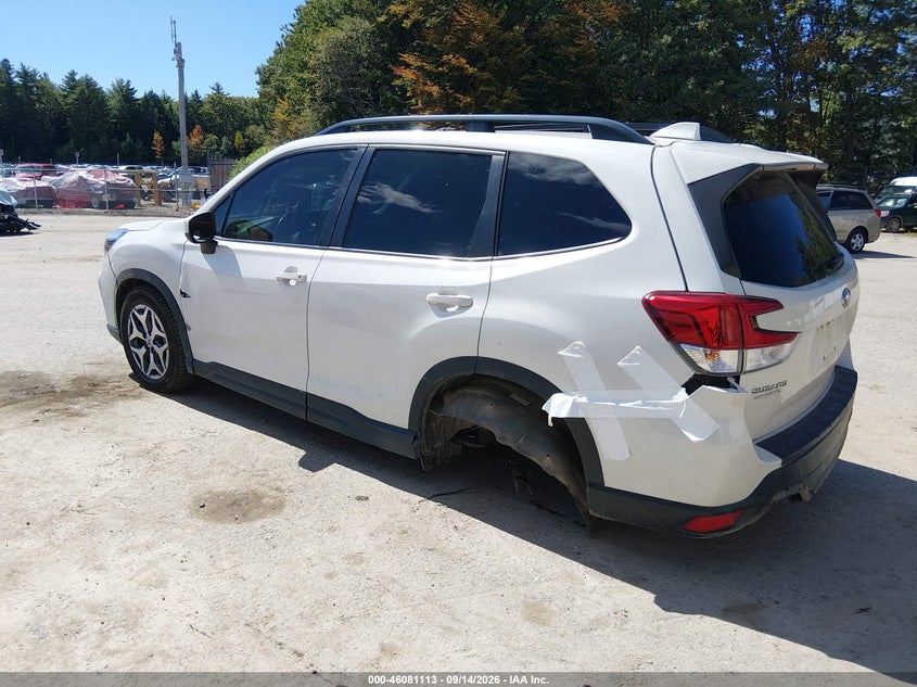 Vin: jf2skajc9mh478976, lot: 46580660, subaru forester premium 20213