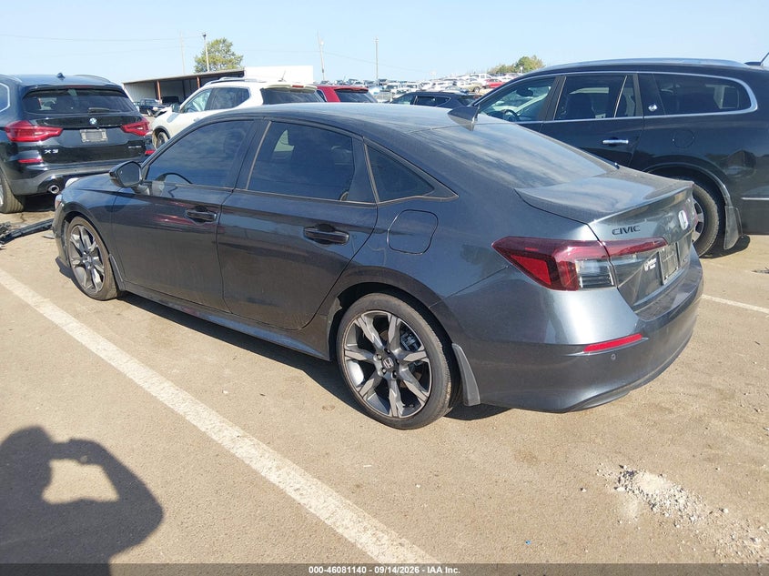 Vin: 2hgfe4f81th303273, lot: 46580687, honda civic hybrid sport/sport touring 20263
