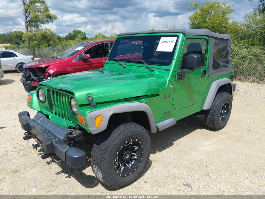 2005 Jeep Wrangler, Flood, IAAI, VIN 1J4FA39S35P306647 — photo 2