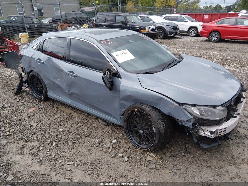 Vin: shhfk7h60mu213817, lot: 46580714, honda civic ex 2021 img_1